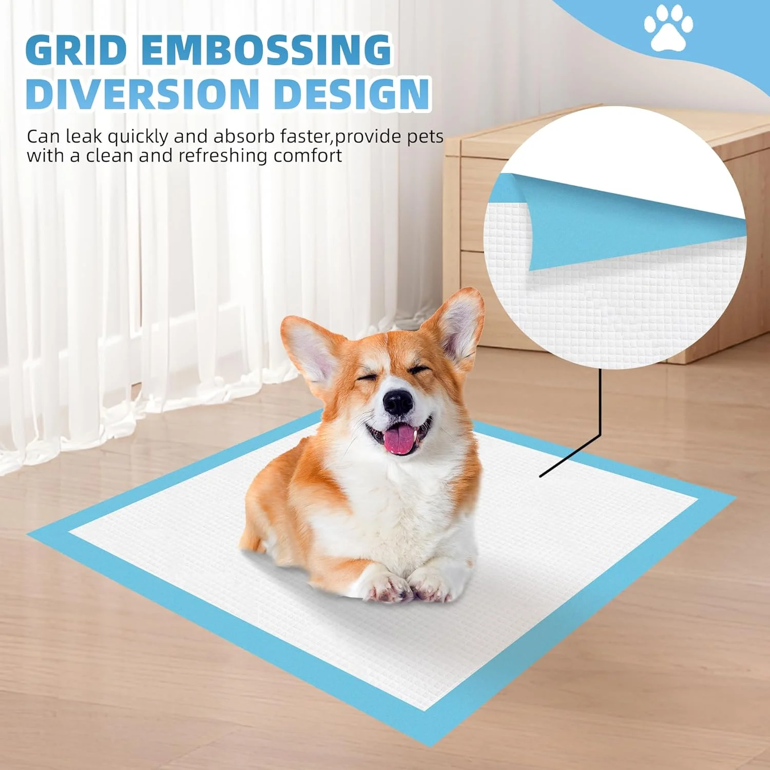 پدهای آموزشی سگ رویپت 56 در 56 سانتی‌متر، 100 عددی