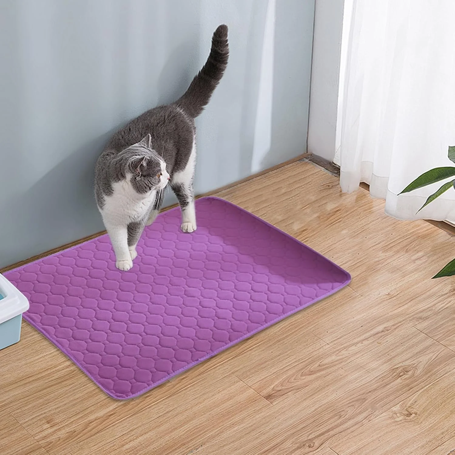 پدهای ادرار قابل شستشو برای سگ، پد ضد آب برای آموزش سگ، لوازم حیوانات خانگی ضد آب برای سفر، مناسب برای انواع نژاد سگ، گربه و بچه گربه