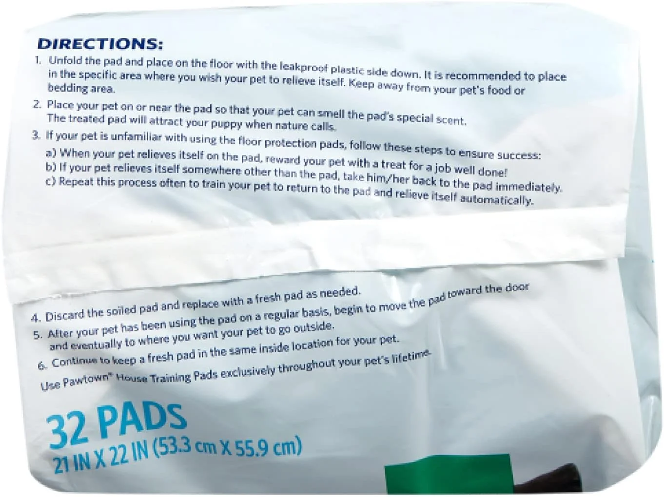 پدهای آموزش ادرار سگ و توله سگ Pawtown Ultra - بسته 32 عددی