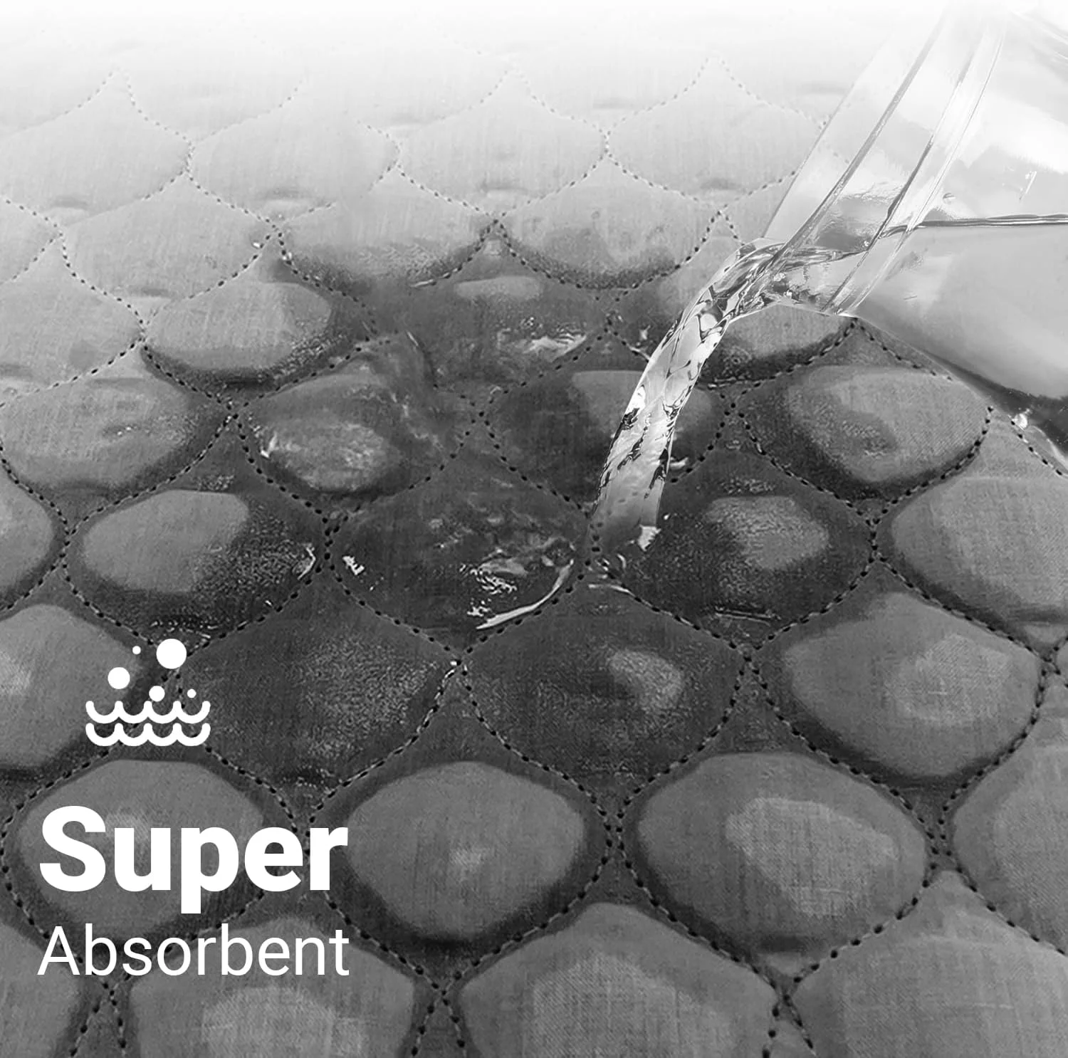 پد سگ قابل شستشو و استفاده مجدد، بسته 2 عددی، 76 در 81 سانتی متر، پد ادرار سگ فوق العاده جاذب، زیرانداز ضد آب برای سگ و حیوانات خانگی، پد آموزش ادرار توله سگ با زیره ضد لغزش برای سگ، گربه، خرگوش، آموزش دستشویی و محوطه بازی