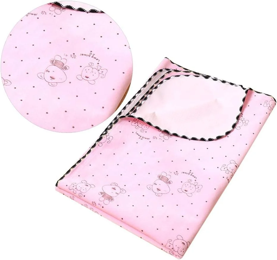 پد ادرار سگ قابل استفاده مجدد 70x90 سانتی متر، پد ادرار ضد آب با خشک شدن سریع، پد ادرار سگ قابل شستشو - صورتی