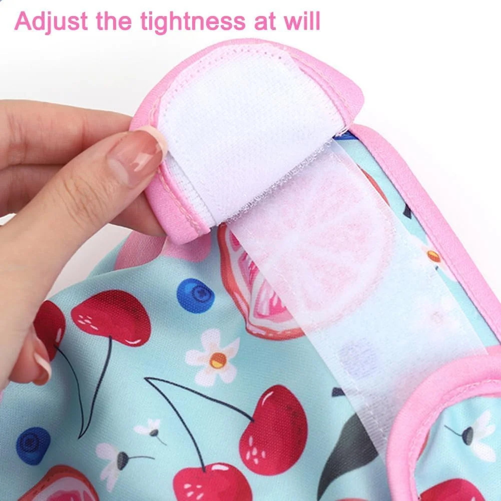 شورت بهداشتی سگ قابل استفاده مجدد، شورت دوران قاعدگی فوق العاده جاذب سگ، شورت قاعدگی بند قابل تنظیم برای حیوانات خانگی ماده، پوشک سگ، لباس زیر بهداشتی توله سگ، پوشک توله سگ، مناسب برای دور کمر 40-50 سانتی متر (3 عدد)