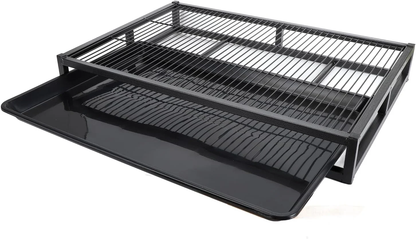 سینی آموزش توالت سگ کوچک، با عمر طولانی و قابل استفاده مجدد، مناسب فضای داخلی و خارجی، دارای دیوار در هر طرف، برای حفظ تمیزی پنجه ها، آموزش ادرار توله سگ (M)