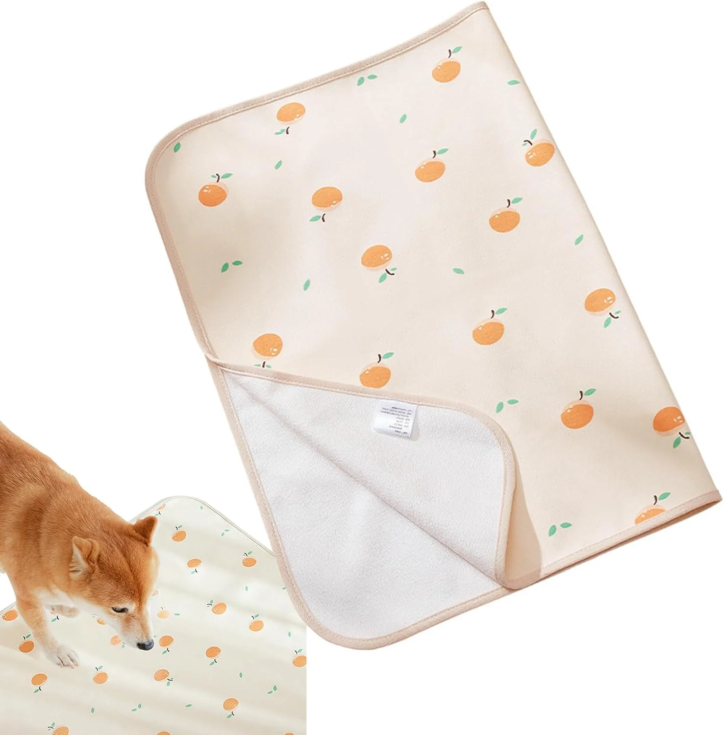 پدهای ادرار قابل شستشو برای سگ | پد ادرار حیوانات خانگی | زیرانداز ضد نشت با لایه ضد آب TPU تنفسی برای نژادهای متوسط و بزرگ، جوجه تیغی، خرگوش، توله سگ، مسافرت، چینچیلا، حیوانات مسن، کف خانه، قفس