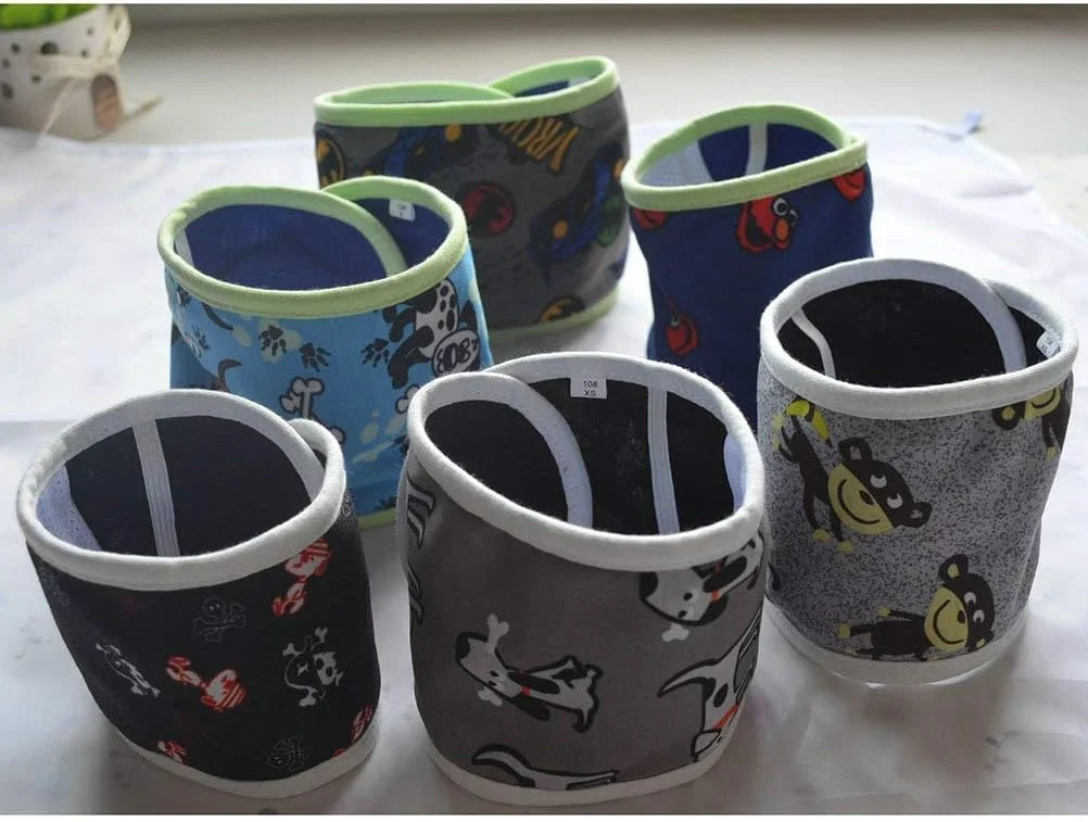 3 عدد پوشک سگ قابل استفاده مجدد و نوارهای شکمی برای سگ های نر کوچک سایز 33*10 سانتی متر