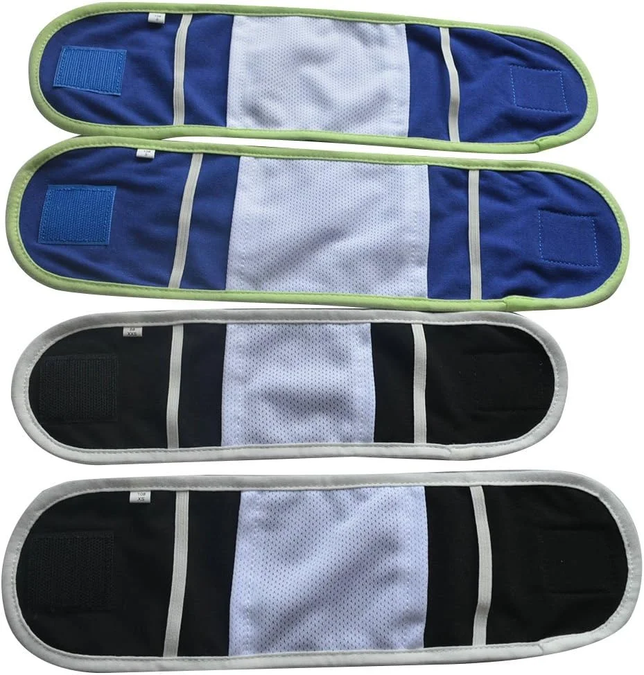 3 عدد پوشک سگ قابل استفاده مجدد و نوارهای شکمی برای سگ نر کوچک، سایز 33*10 سانتی متر