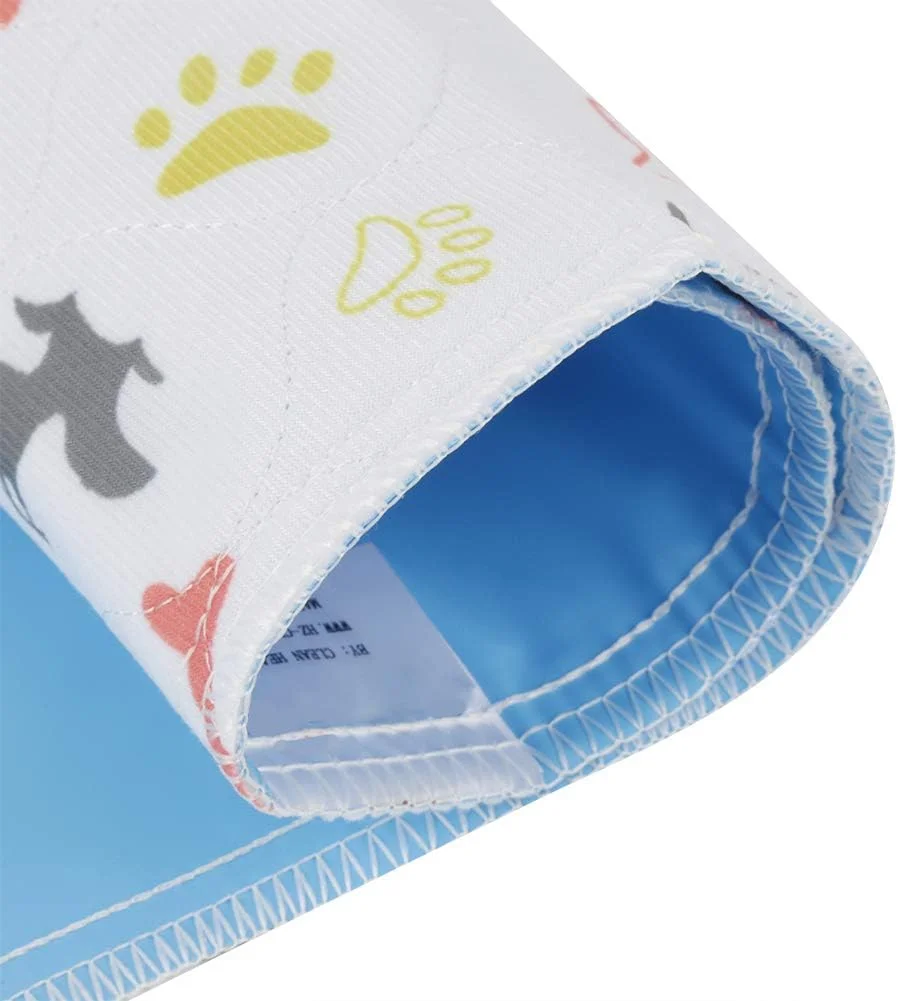 پد ادرار سگ قابل استفاده مجدد با طرح حیوانات، پد ادرار توله سگ برای حیوانات خانگی (80*90 سانتی متر)