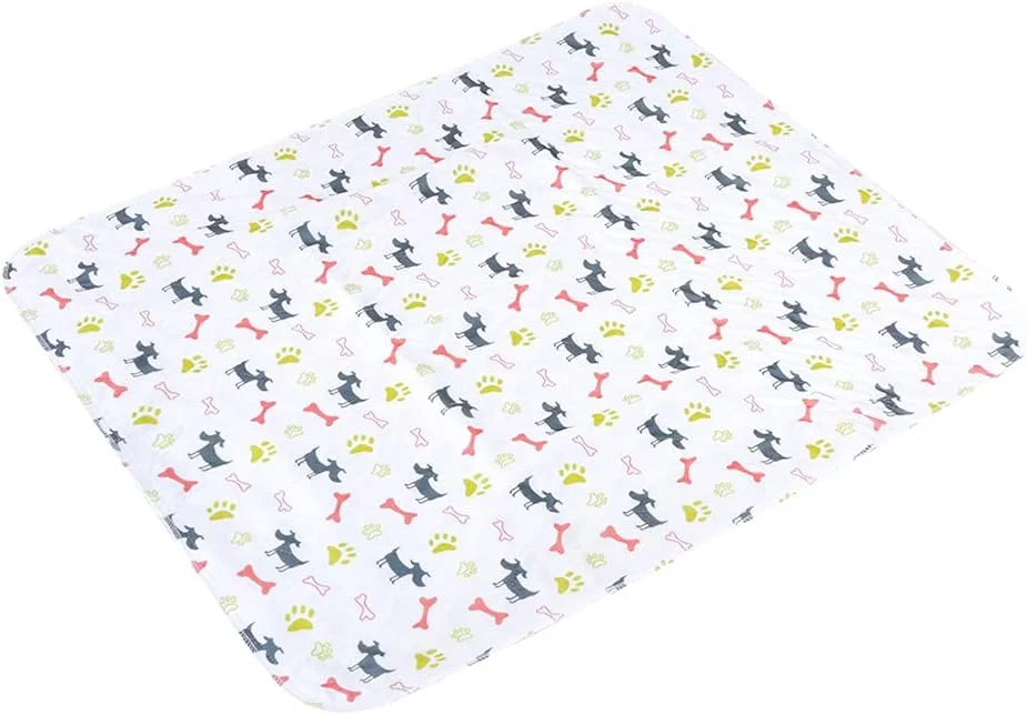 پد ادرار سگ قابل استفاده مجدد با طرح حیوانات، پد ادرار توله سگ برای حیوانات خانگی (80*90 سانتی متر)