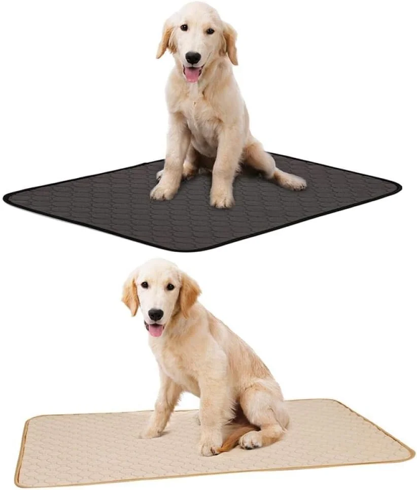 پد جاذب ادرار سگ قابل استفاده مجدد، تشک جاذب آب برای سگ های کوچک، پد آموزشی توله سگ - سفید_M
