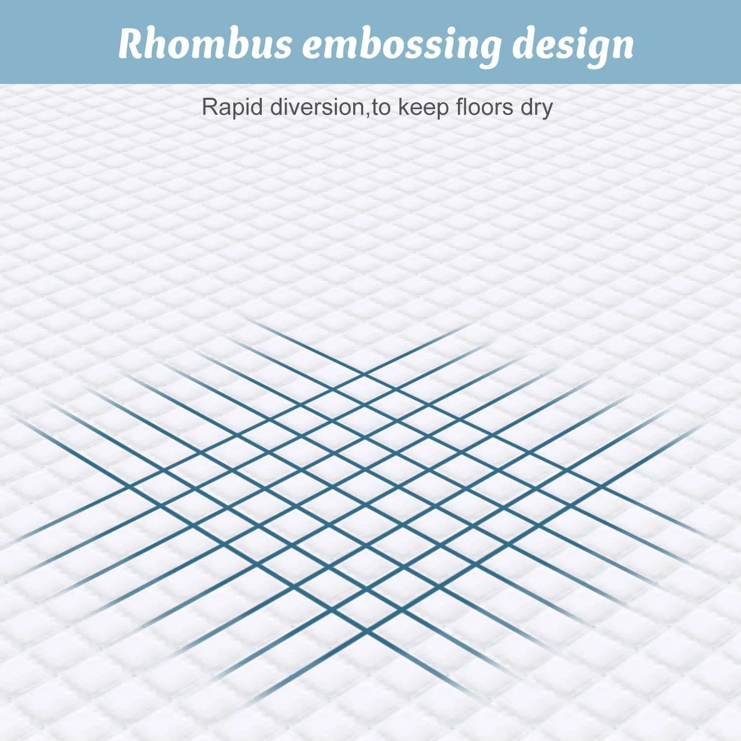 بسته 40 عددی پد ادرار سگ، پد آموزشی حیوانات خانگی و توله سگ، پد ضد آب ادرار سگ (بسته 40 عددی، L: 60 x 60 سانتی متر)