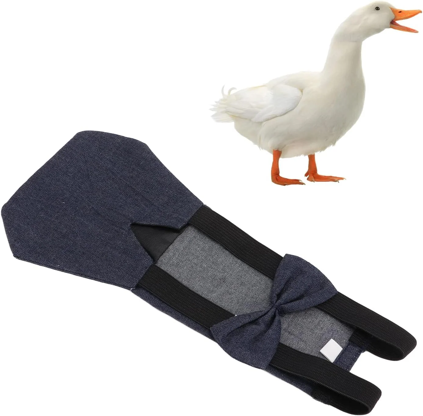 پوشک حیوانات خانگی QUAEDING، لباس ضد آب و قابل تنفس برای غاز و اردک، سایز M، با قابلیت شستشو و استفاده مجدد