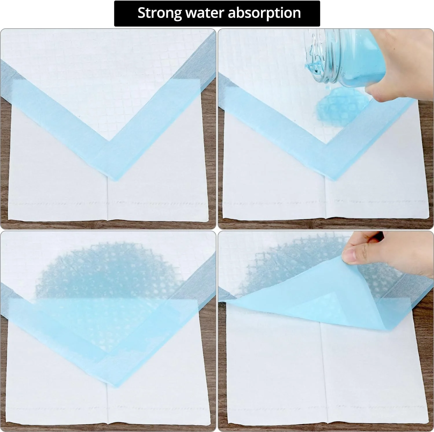 پدهای آموزشی سگ کیوورک، 100 عددی، 45x33 سانتی متر، پدهای بسیار جاذب ادرار سگ، برای توله سگ ها و حیوانات خانگی کوچک