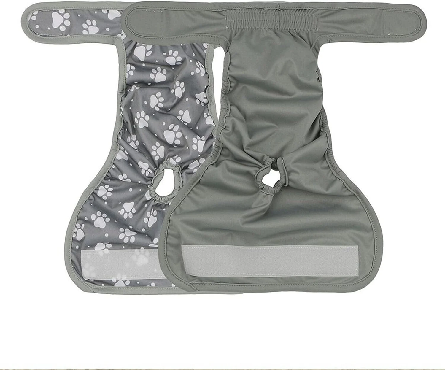 پوشک سگ قابل شستشو Qiny (بسته 7 عددی)، پوشک بادوام سگ، پوشک ممتاز سگ ماده (L)