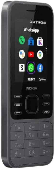 گوشی موبایل نوکیا 6300 دو سیم کارت 4G، مشکی مات روشن گوشی موبایل نوکیا 6300 دو سیم کارت 4G، مشکی مات روشن