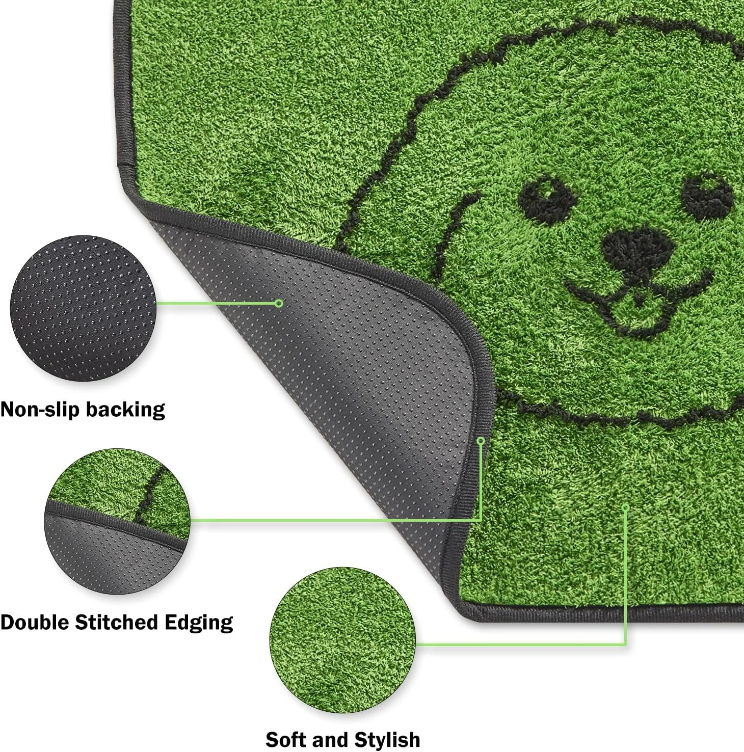 پدهای قابل استفاده مجدد سگ Qeils، پدهای ادرار قابل شستشو برای سگ ها، بسته 2 عددی، پدهای آموزش سگ بادوام، جاذب و ضد نشت برای خانه یا مسافرت، پدهای توالت ضد لغزش 18"x24"