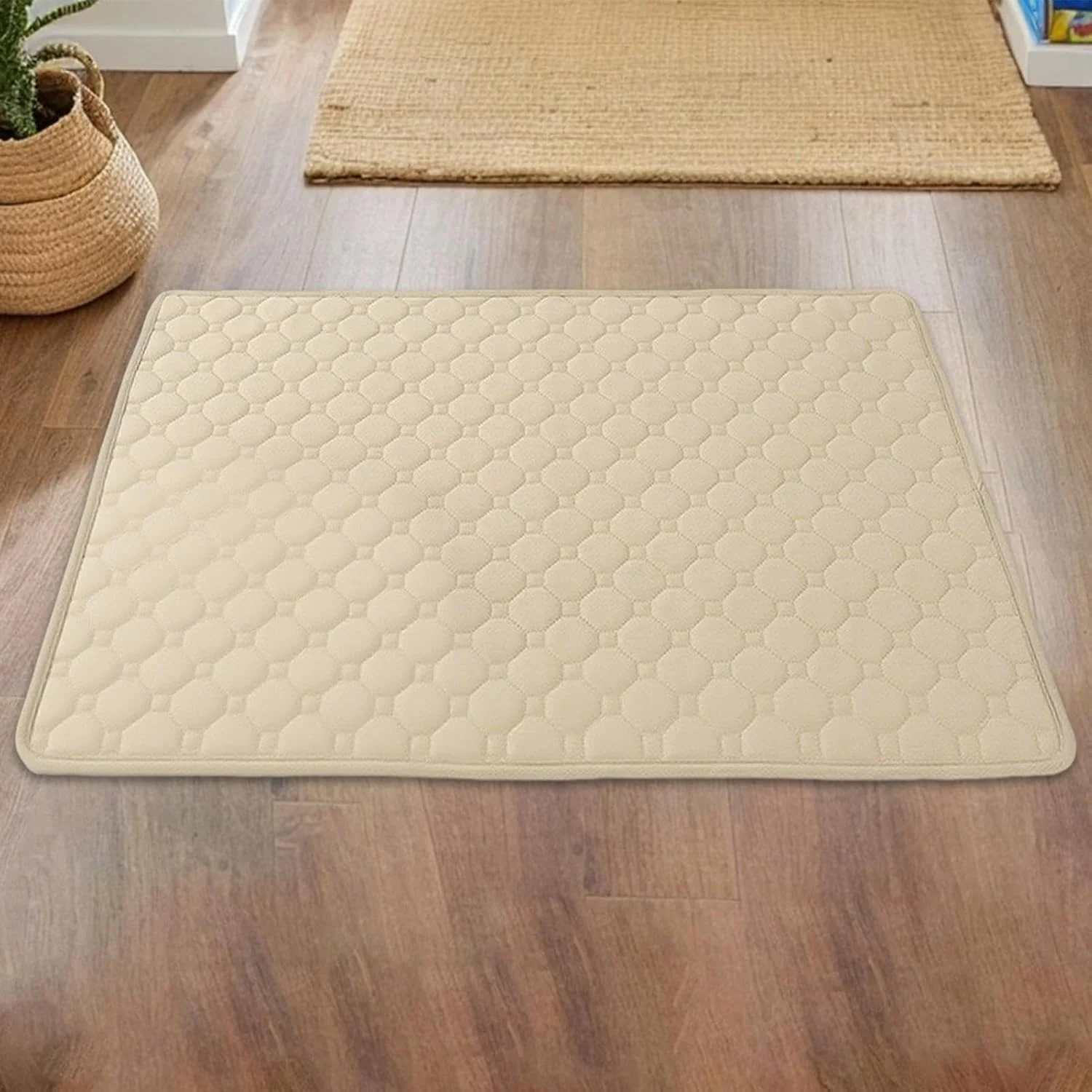 پد ادرار توله سگ، پد دستشویی گربه قابل شستشو - پد ادرار گربه قابل استفاده مجدد لوازم جانبی حیوانات خانگی برای آموزش، مسافرت در فضای داخلی و خارجی، خواب، بازی، جعبه زایمان، محوطه بازی