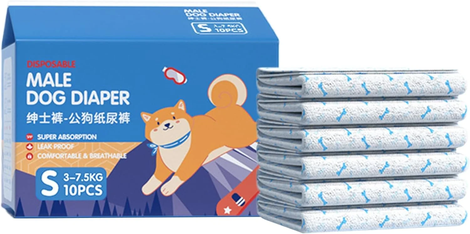 پدهای بهداشتی سگ - پد مخصوص دوران قاعدگی سگ، پوشش الاستیک راحت و ضد نشت برای آموزش و جلوگیری از حوادث داخل خانه