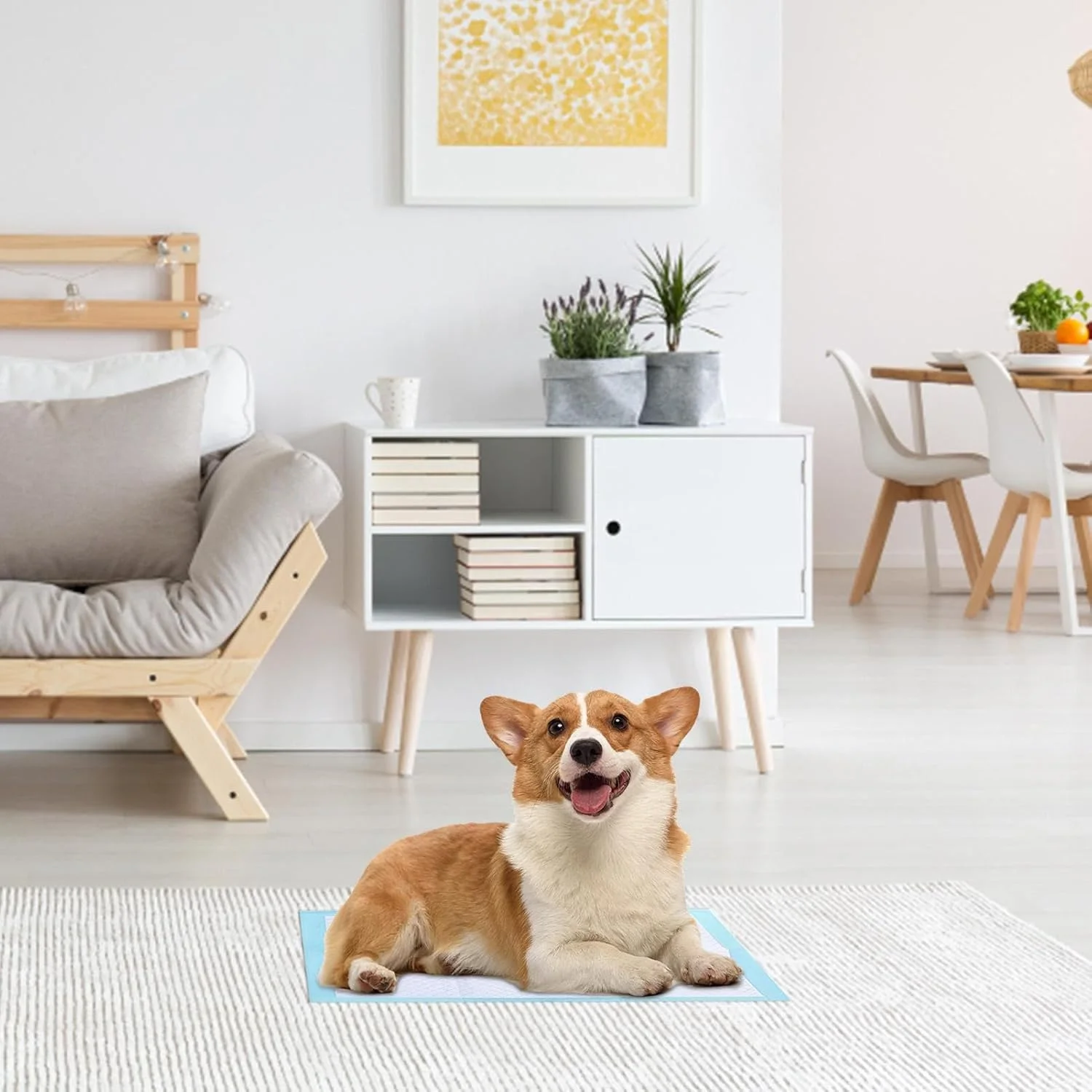 پدهای مخصوص سگ و توله سگ - زیرانداز آموزش غیر بافته شده برای سگ ها و توله سگ ها | خشک شدن سریع و ضد نشت