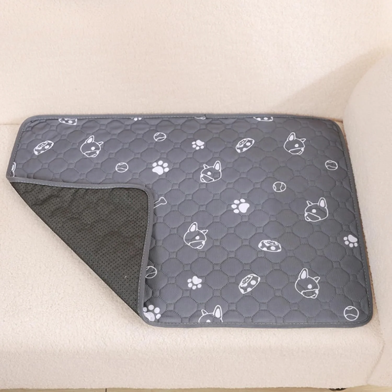 پدهای ادرار سگ، پد بستر خرگوش - جاذب فوق العاده لغزنده محافظ کف برای آموزش دستشویی قفس لانه جعبه بستر حیوانات خانگی سگ گربه راسو همستر خرگوش