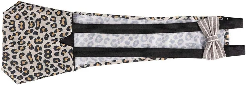 پوشک حیوانات خانگی، پوشک طیور خانگی قابل شستشو و قابل حمل برای غاز، اردک، مرغ، کبوتر (m-طرح پلنگی)