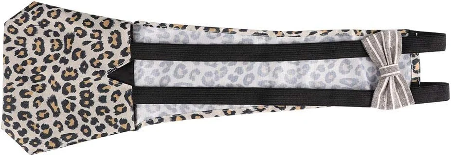 پوشک حیوانات خانگی، پوشک طیور خانگی قابل شستشو و قابل حمل برای غاز، اردک، مرغ، کبوتر (S-طرح پلنگی)