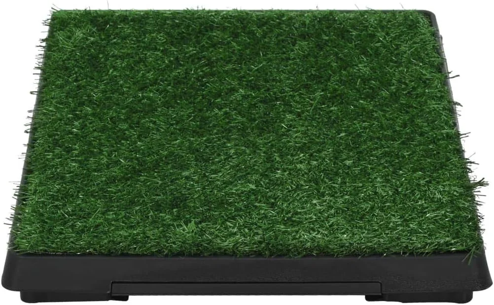 پد چمن آموزش ادرار سگ، توالت حیوانات خانگی سبز و مشکی برای سگ و توله سگ، مناسب استفاده در فضای داخلی