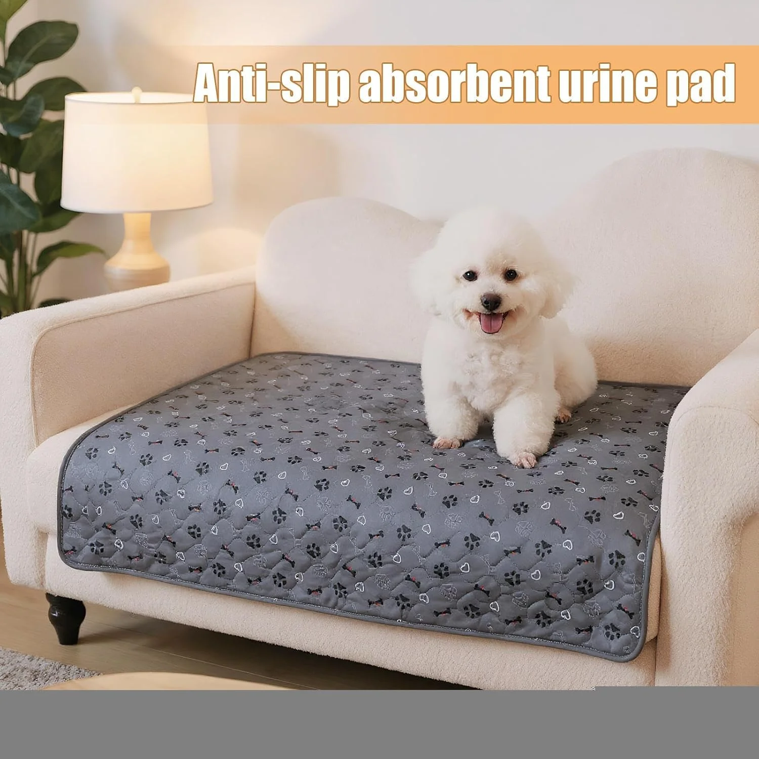پدهای ادرار سگ | پد آموزش سگ - تشک قابل شستشو و ضد لغزش با خشک شدن سریع برای آموزش سگ، صندلی ماشین، آستر خانه و مسافرت