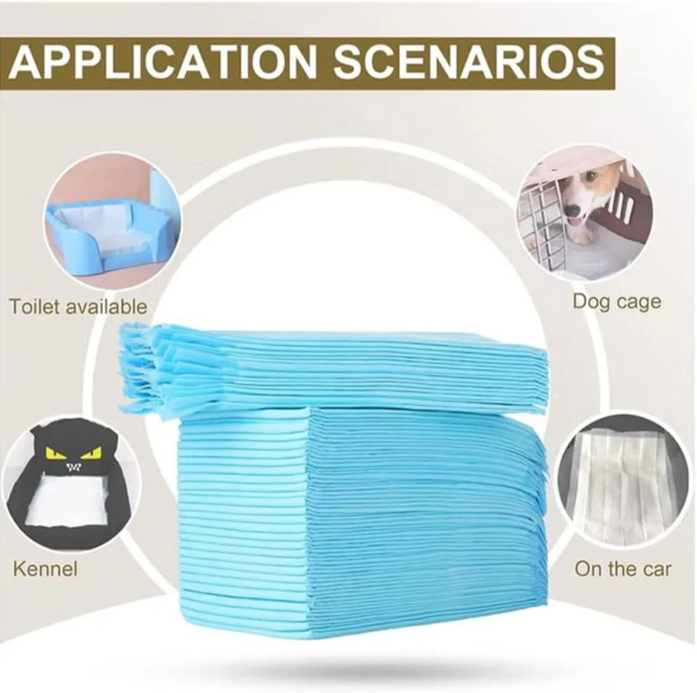بسته 40 عددی پد آموزشی یکبار مصرف فوق العاده جاذب سگ، پد تعویض حیوانات خانگی، جاذب و خوشبو کننده (60x60 سانتی متر)