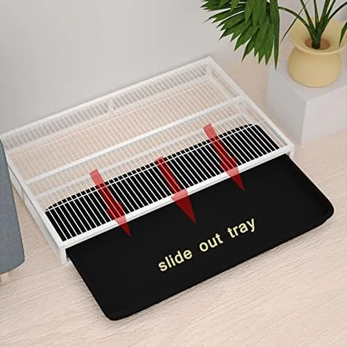 توالت آموزشی سگ خانگی قابل حمل، سینی آموزش ادرار توله سگ برای آموزش در خانه، ایده آل برای استفاده در منزل و فضای باز (95 * 62 * 10 سانتی متر) - تمیز کردن آسان، راه حل مناسب