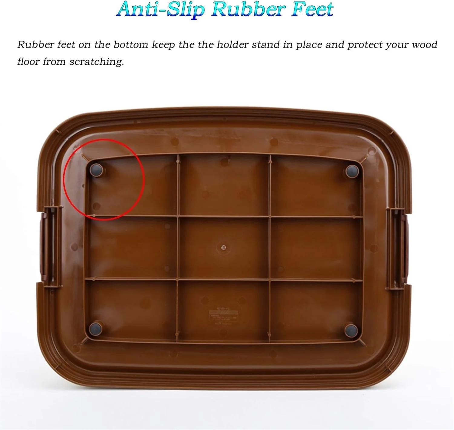 سینی آموزش توالت حیوانات خانگی حصاردار پلاستیکی قابل حمل برای گربه ها و سگ ها، توالت ضد لغزش ضد آب توله سگ با ضلع و توری، تمیز کردن آسان (رنگ: قهوه ای، اندازه: 65×50.5×18.5 سانتی متر)