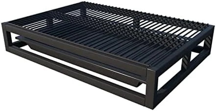 سینی آموزش توالت سگ قابل حمل - نگهدارنده پد توالت بادوام برای استفاده در داخل و خارج از منزل، ایده آل برای آموزش توله سگ و حیوانات خانگی کوچک (52x35x9 سانتی متر، مشکی)