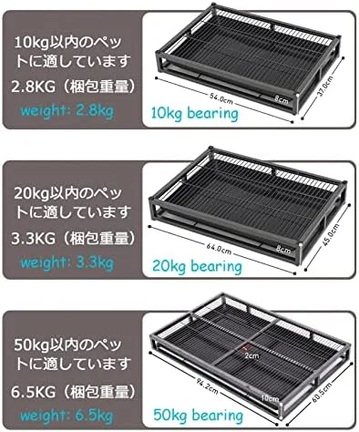 سینی دستشویی سگ قابل حمل برای سگ های کوچک تا متوسط، توالت آموزش سگ با نگهدارنده پد - ایده آل برای آموزش در آپارتمان ها، بالکن ها و فضای باز (65x45x8 سانتی متر)