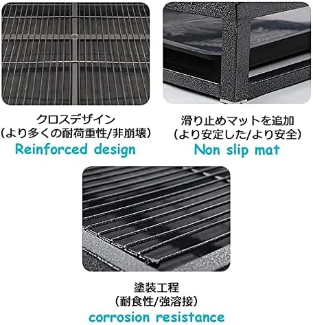 سینی آموزش ادرار سگ قابل حمل - توالت حیوانات خانگی داخلی و خارجی با تمیز کردن آسان، پنجه ها را خشک نگه می دارد، ایده آل برای آموزش توله سگ (54x37x8cm) - استفاده راحت در خانه