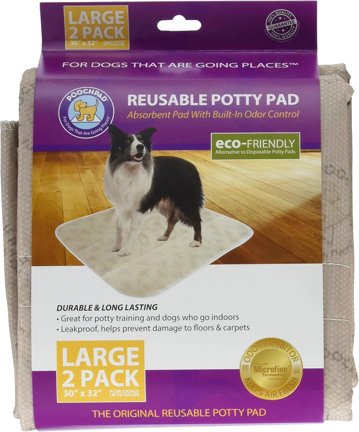 PoochPad Pooch Pad TRADITIONAL , LARGE, 30"" X 32"" -BEIGE 2