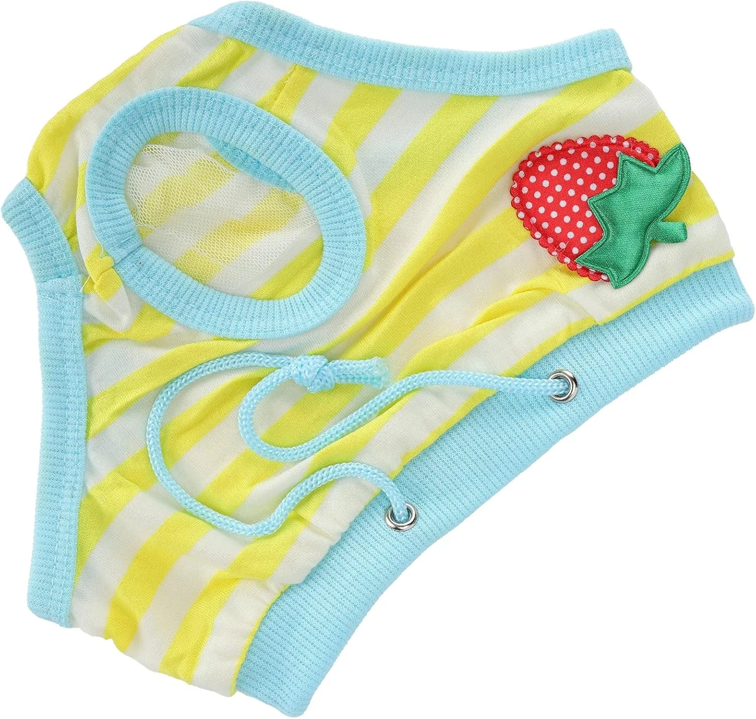 Pet Physiological Pants, Keep Clean Elastic Easy To Clean Pet Diapers Environmentally Friendly for Female Pets(yellow, S)