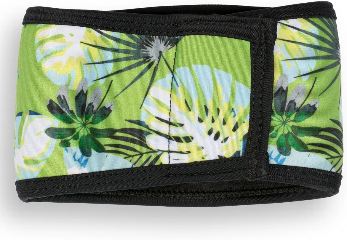 باند شکمی سگ نر PlayaPup، طرح گنجینه گرمسیری سبز، سایز بزرگ