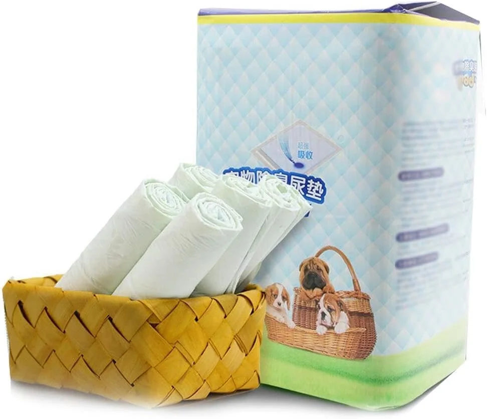 پدهای آموزش ادرار سگ توله، پدهای بسیار جاذب با رایحه لیمو برای سگ، پد چند لایه قفل کننده بو، پد بی اختیاری ادرار حیوانات خانگی، ضد لغزش و ضد نشت