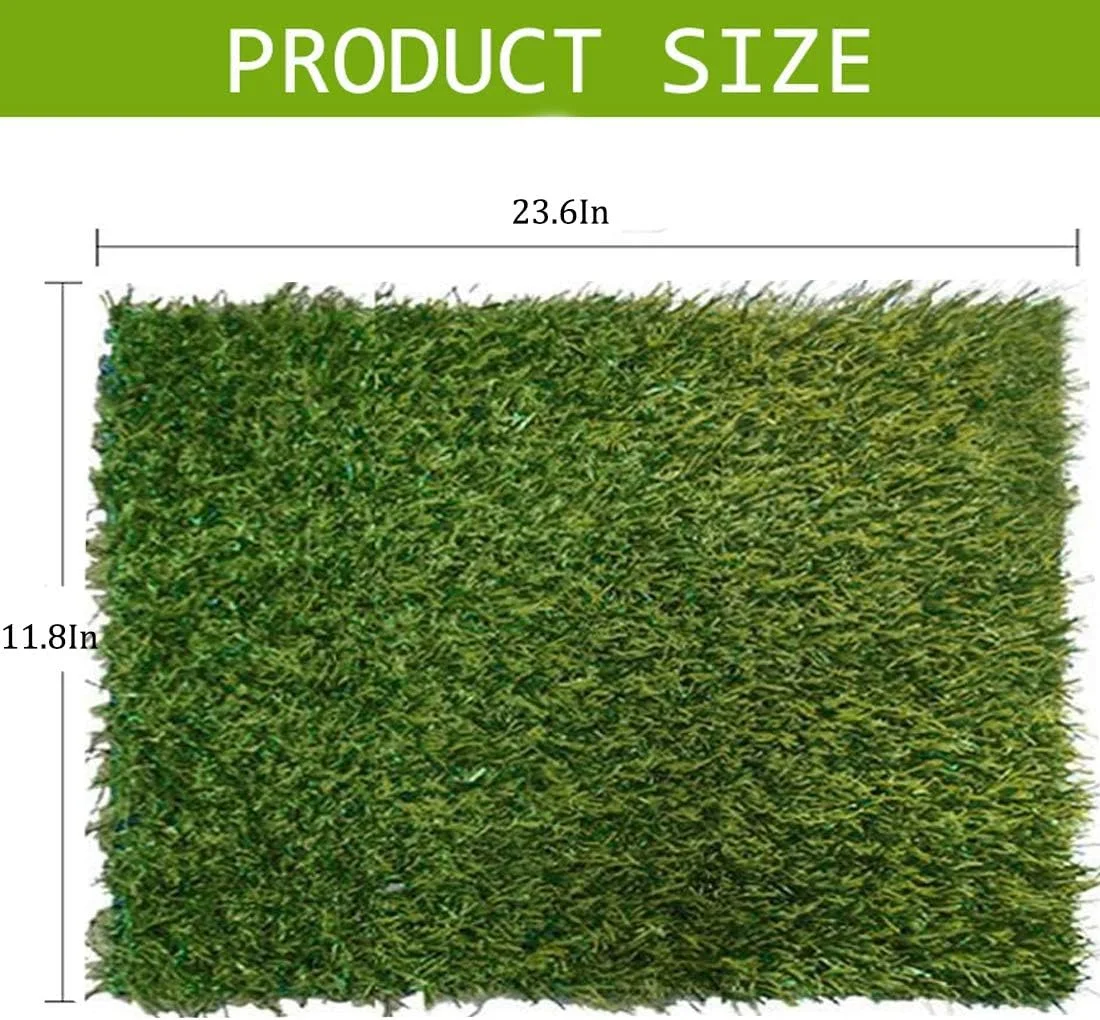 پد چمن مصنوعی سگ PINVNBY، زیرانداز آموزش ادرار توله سگ، فرش چمن، جایگزین توالت داخلی حیوانات خانگی، دکوراسیون چمن، 3 عدد