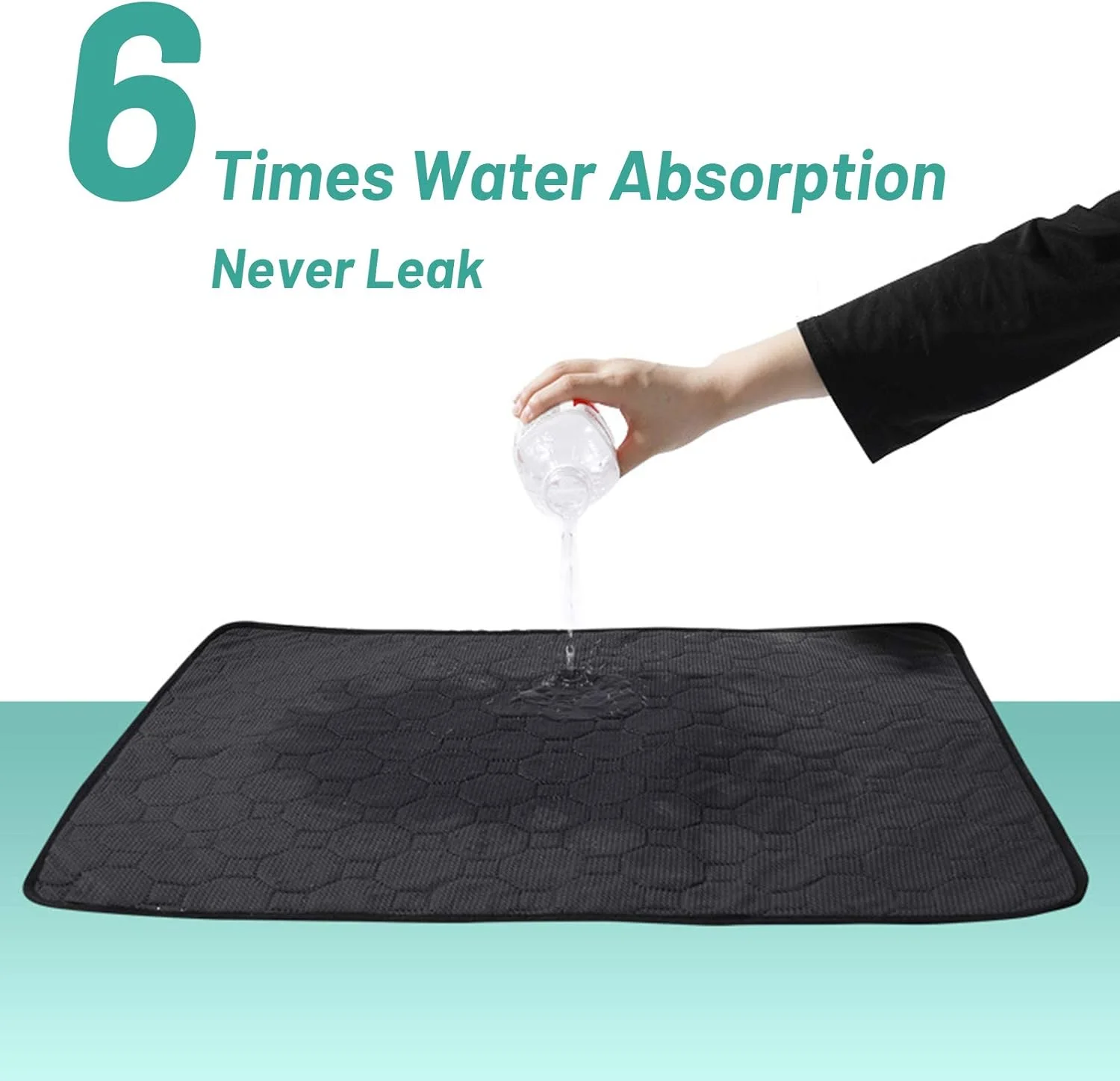 پد ادرار قابل استفاده مجدد برای سگ (2 عدد)، پد ضد آب سگ و گربه، پد آموزش ادرار توله سگ قابل شستشو، پد جاذب ادرار برای خرگوش و توله سگ، مناسب برای داخل خانه، خارج از خانه یا آموزش در لانه