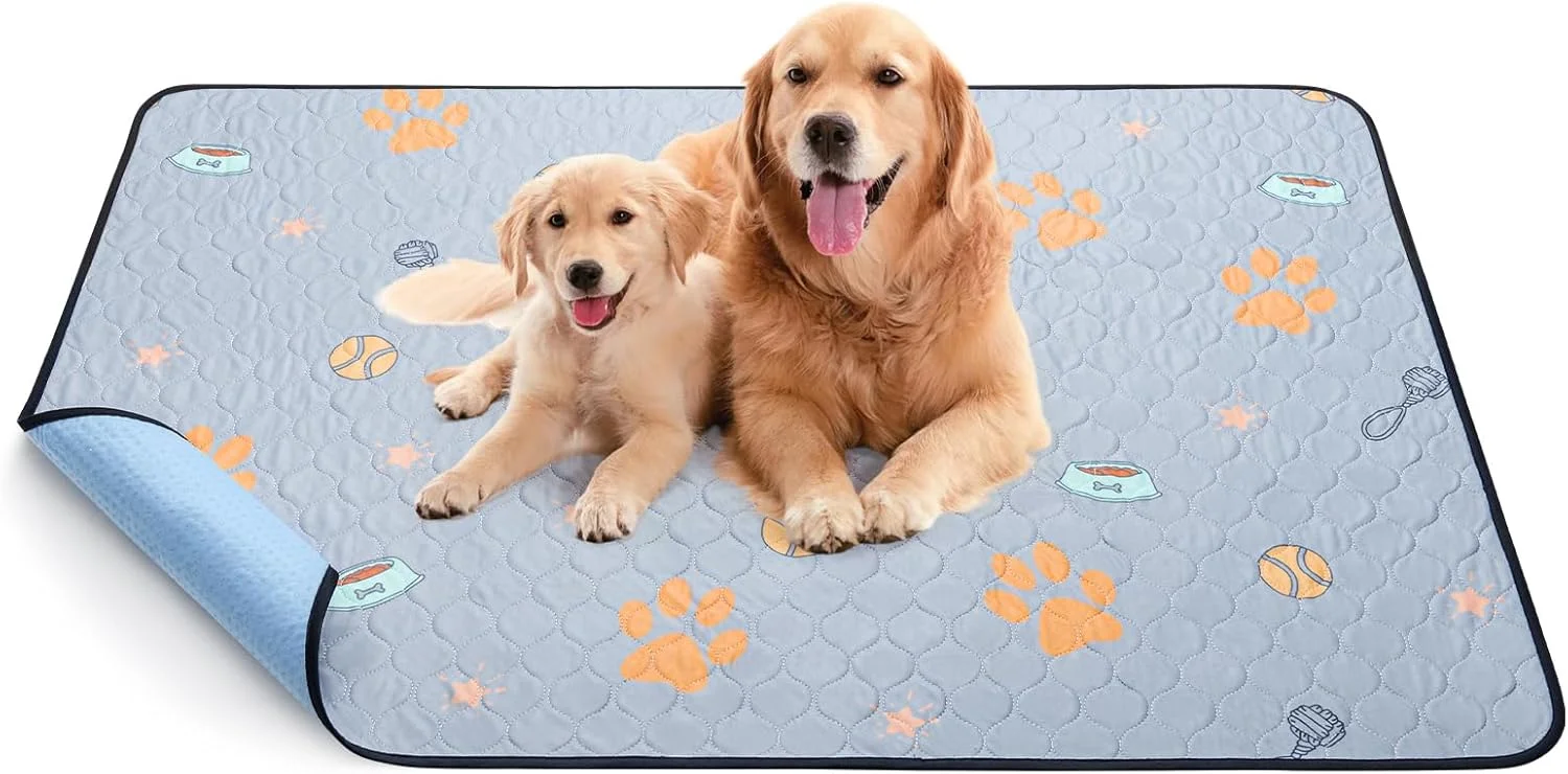 پدهای قابل استفاده مجدد سگ PICK FOR LIFE، 1 پد فوق العاده جاذب ادرار سگ، پدهای آموزشی سگ ضد لغزش برای مبل، پارک سگ یا صندلی ماشین پدهای قابل استفاده مجدد سگ PICK FOR LIFE، 1 پد فوق العاده جاذب ادرار سگ، پدهای آموزشی سگ ضد لغزش برای مبل، پارک سگ یا صندلی ماشین