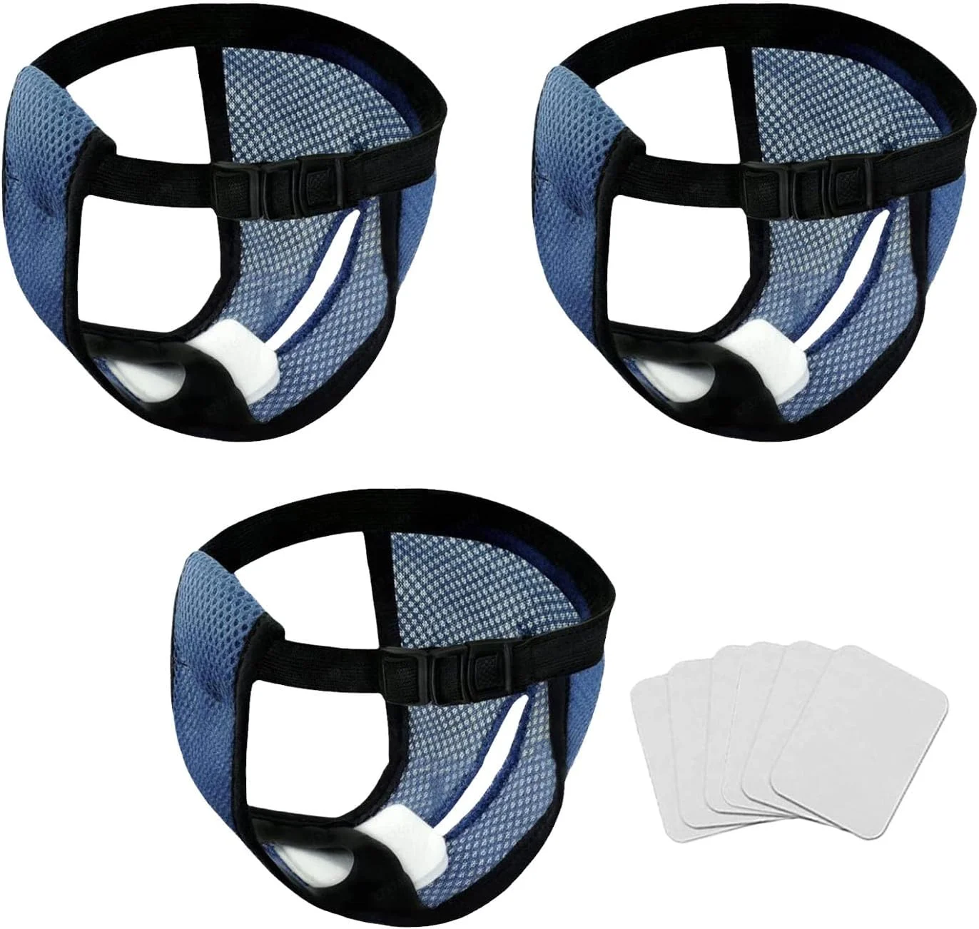 3 عدد شورت بهداشتی گرم سگ، شلوار قابل شستشو برای سگ های ماده، شلوار محافظ قابل شستشو برای سگ ها، مناسب برای سگ های کوچک، متوسط و بزرگ