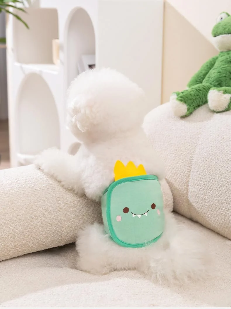 شورت بهداشتی سگ، نوارهای شکمی سگ قابل شستشو و استفاده مجدد، شورت بهداشتی سگ قابل تنظیم و ضد نشت برای سگ های کوچک، متوسط و بزرگ (XL)