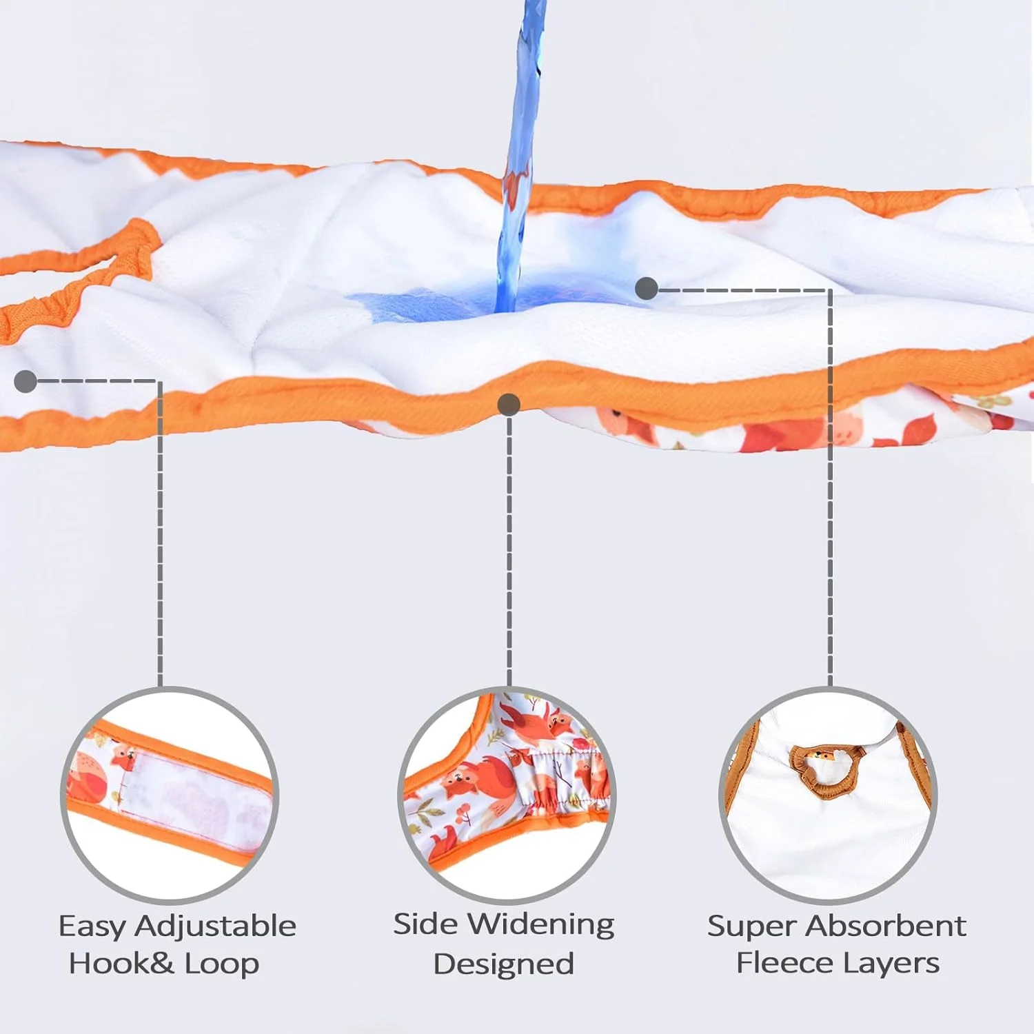 شورت بهداشتی سگ ماده، شلوار فیزیولوژیکی سگ ماده، شورت بهداشتی سگ ماده قابل استفاده مجدد، شورت بهداشتی قابل شستشو، شورت بهداشتی بادوام سگ (3 عدد * سایز L، دور کمر بین 48-65 سانتی متر)