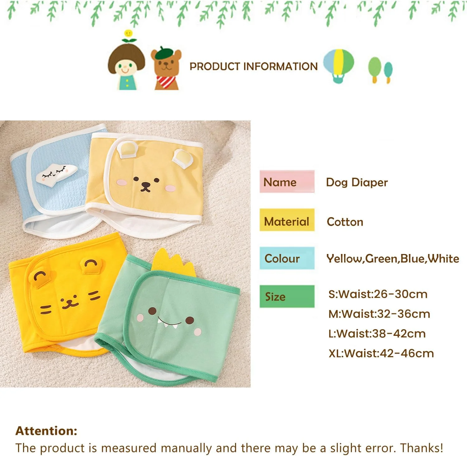 شورت بهداشتی سگ نر، شلوار فیزیولوژیکی سگ قابل شستشو و استفاده مجدد، شورت بهداشتی سگ قابل تنظیم و ضد نشت، کمربند محافظ شکم برای سگ های کوچک، متوسط و بزرگ - XL (ابر آبی)