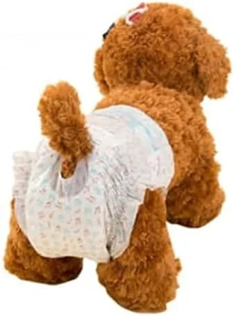 پوشک یکبار مصرف فوق العاده جاذب سگ و توله سگ A+a Pets حاوی ژل آلوئه ورا (12 عدد در بسته) (بزرگ)