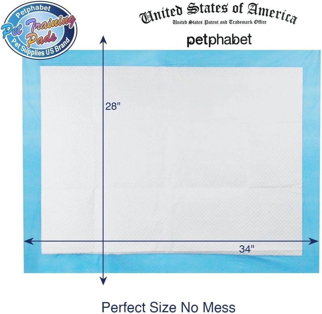 پدهای آموزشی سگ پتفابت، سایز خیلی بزرگ 86 در 71 سانتیمتر، فوقالعاده جاذب - پدهای ممتاز سگ برای تمام روز - 20 عدد، 42 عدد پدهای آموزشی سگ پتفابت، سایز خیلی بزرگ 86 در 71 سانتیمتر، فوقالعاده جاذب - پدهای ممتاز سگ برای تمام روز - 20 عدد، 42 عدد