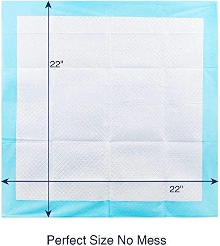 پدهای جاذب سگ پت‌فابت، 100 عددی، پدهای آموزشی سگ، چند لایه، 100 عدد (55 در 55 سانتی‌متر)