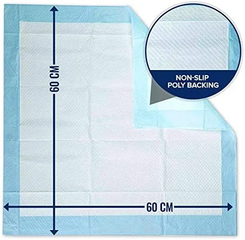 پد آموزشی دستشویی سگ و توله سگ Petlicity بسته 50 عددی - پدهای بسیار جاذب برای محافظت از کف، فرش و مبلمان شما (کوچک 45 سانتی متر در 60 سانتی متر)