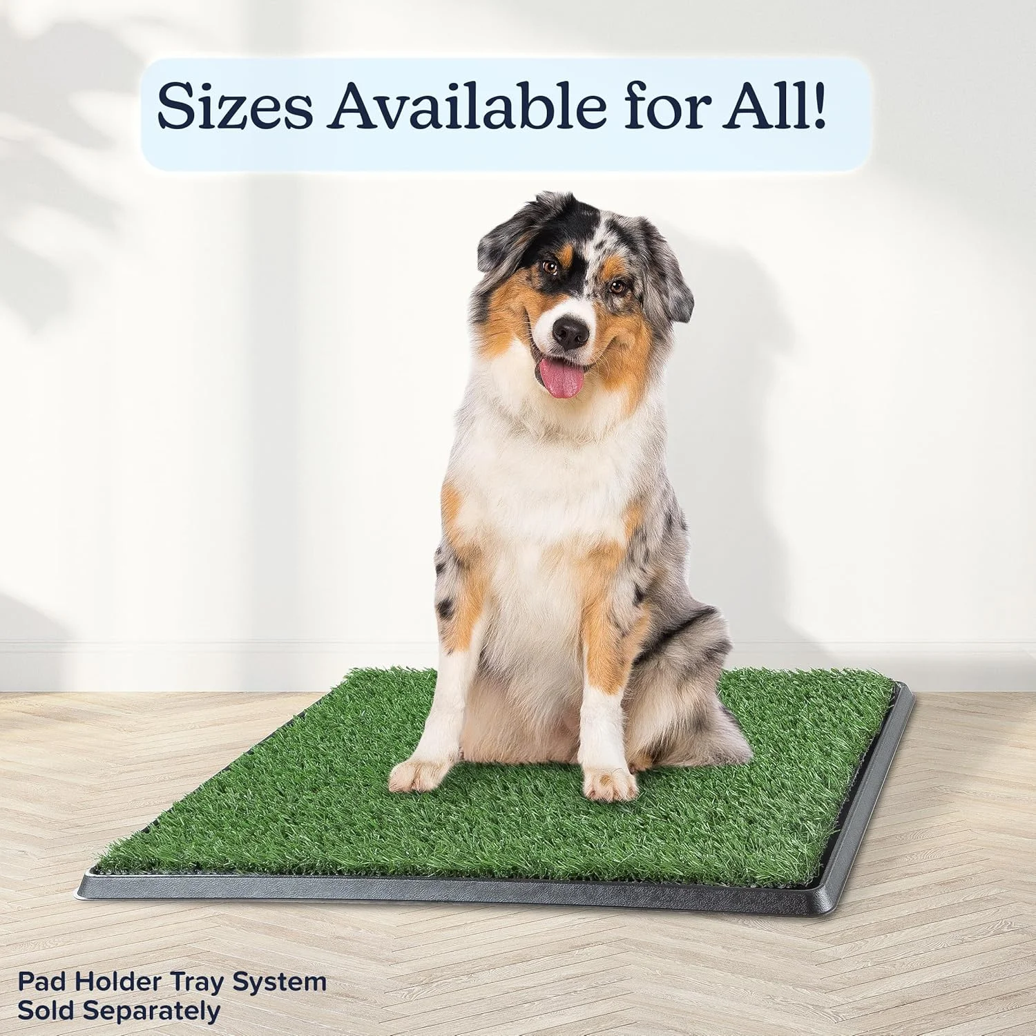پدهای ادرار سگ پت‌میکر - مجموعه سه تایی تشک چمن مصنوعی جایگزین 58x47 سانتی‌متری برای آموزش دستشویی - لوازم آموزش سگ برای حیوانات خانگی کوچک توسط پت‌میکر