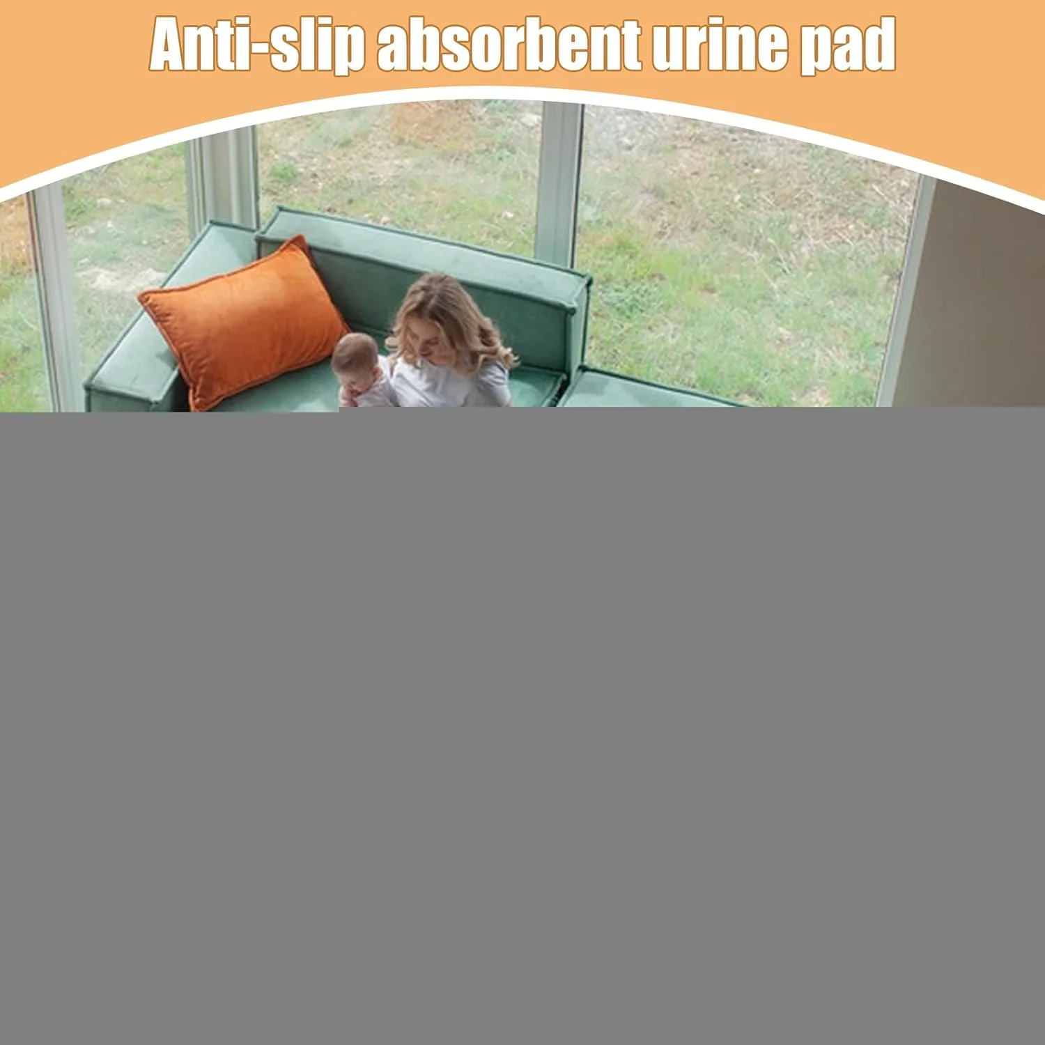 پد ادرار حیوانات خانگی - پد جاذب و خشک‌شونده سریع با طراحی ضد لغزش، مناسب برای سفر، کلینیک‌های دامپزشکی، مراقبت از سالمندان و آستر باکس